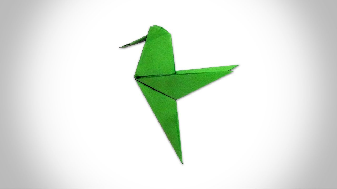Origami Hummingbird Step By Step Origami Hummingbird How To Make A Paper Hummingbird