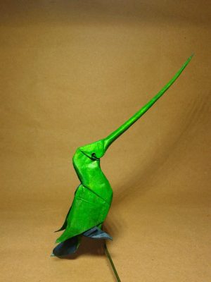 Origami Hummingbird Step By Step Origami Hummingbird Sword Colibr Pico Espada Designed A Flickr
