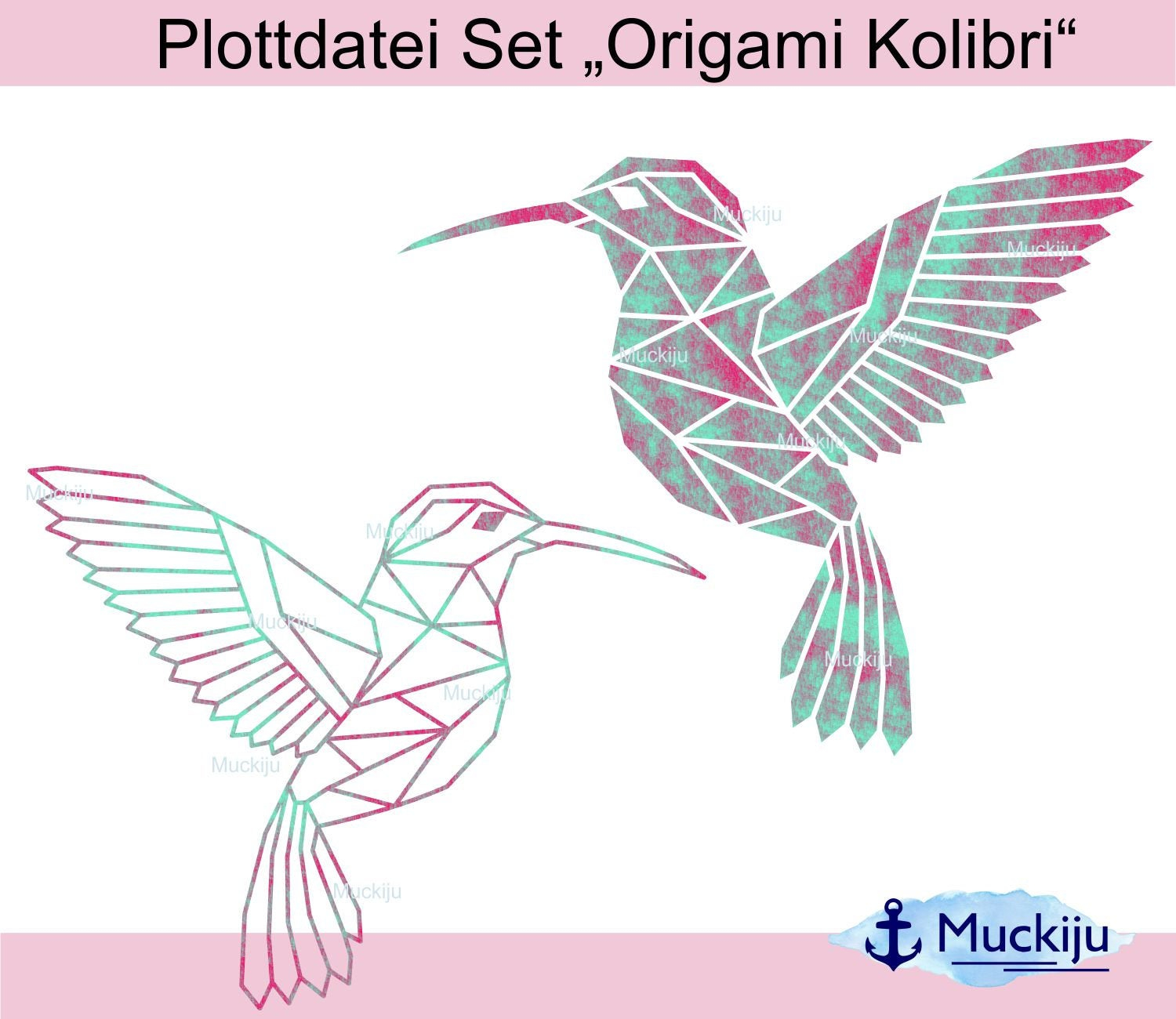 Origami Hummingbird Step By Step Plotter File Origami Hummingbird