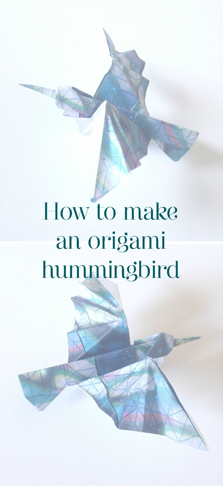 Origami Hummingbird Tutorial How To Make An Origami Hummingbird The Paperdashery