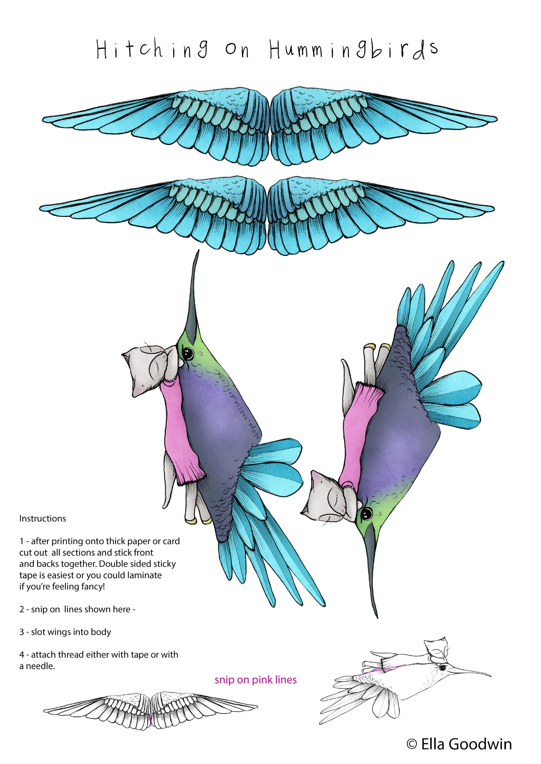 Origami Hummingbird Tutorial Hummingbird Hitcher Mobile How To Make A Mobile Papercraft On