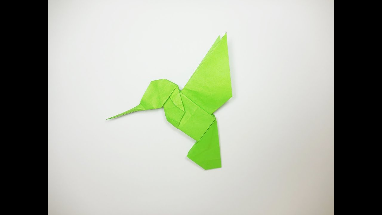 Origami Hummingbird Tutorial Hummingbird Origami Tutorial