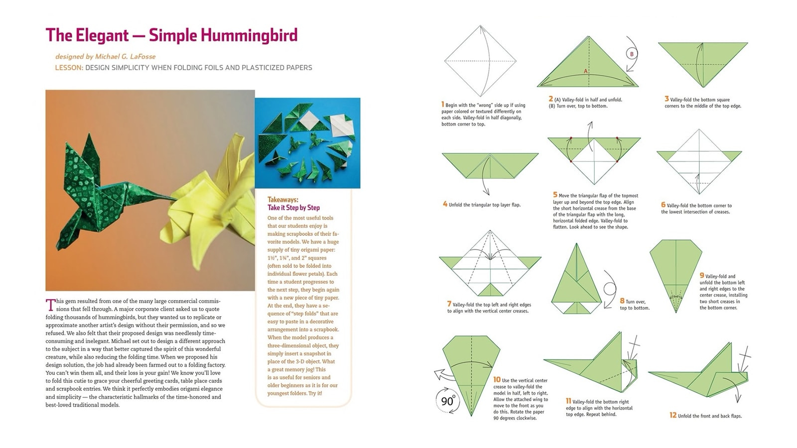 Origami Hummingbird Tutorial My Review Of Lafosse Alexanders Essential Book Of Origami