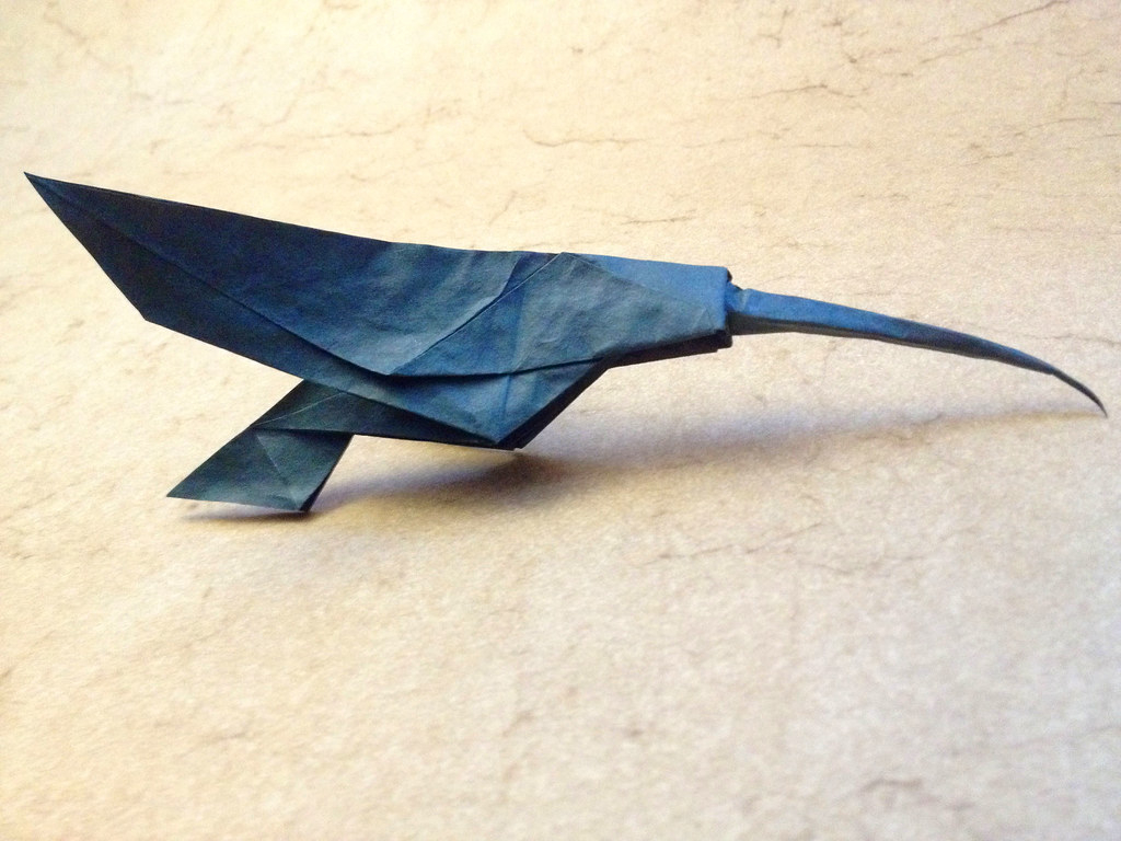 Origami Hummingbird Tutorial Origami Hummingbird This Is My Origami Hummingbird Design Flickr