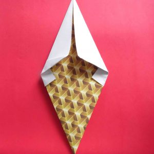 Origami Ice Cream How To Make An Origami Ice Cream Cone