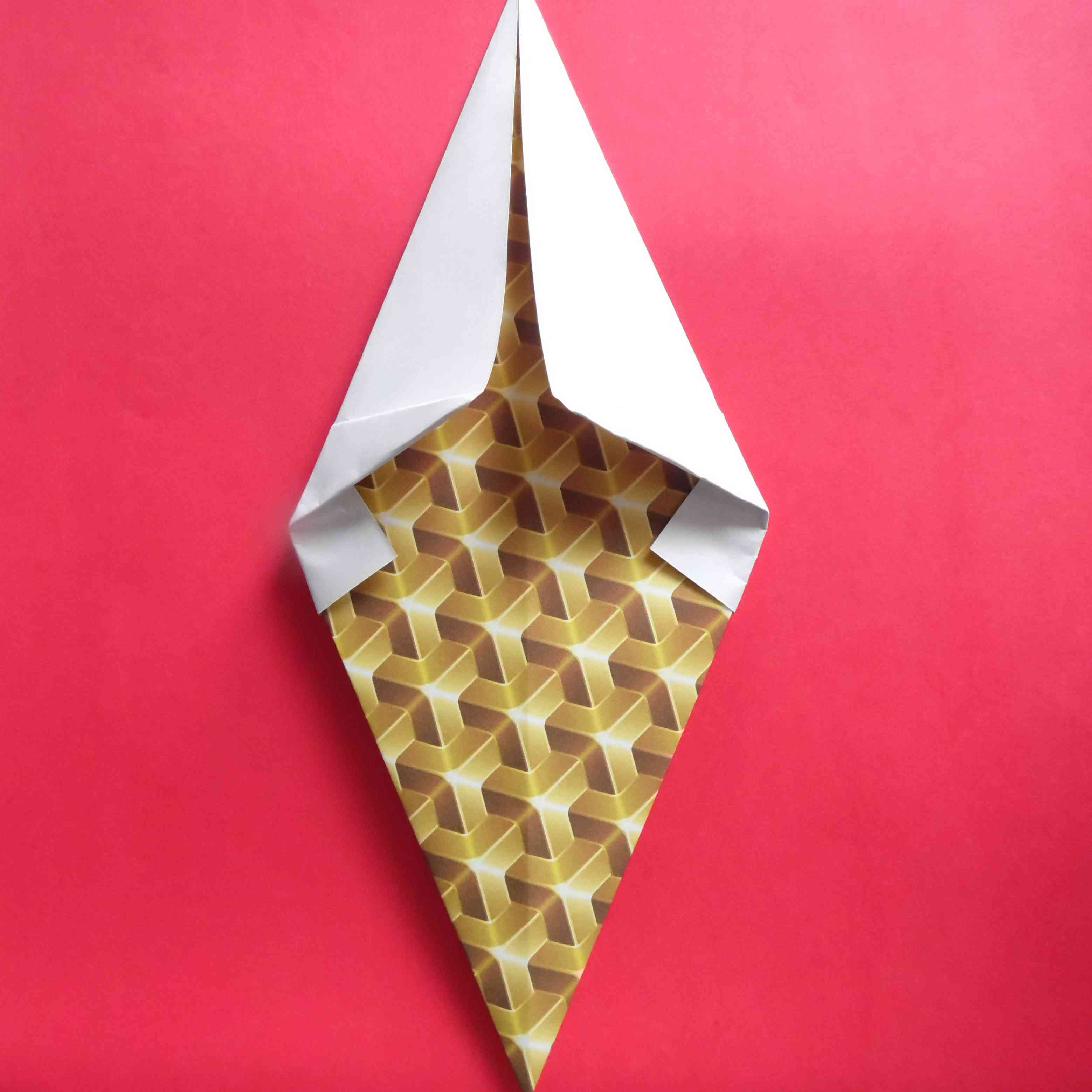 Origami Ice Cream How To Make An Origami Ice Cream Cone