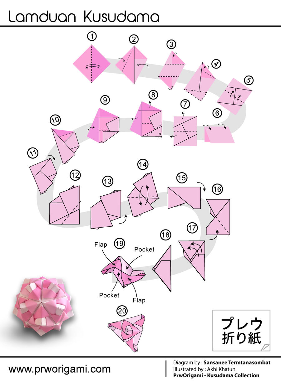 Origami Instruction Com Entry 8 Msta7 For Illustrate Origami Instruction Diagram Size A4