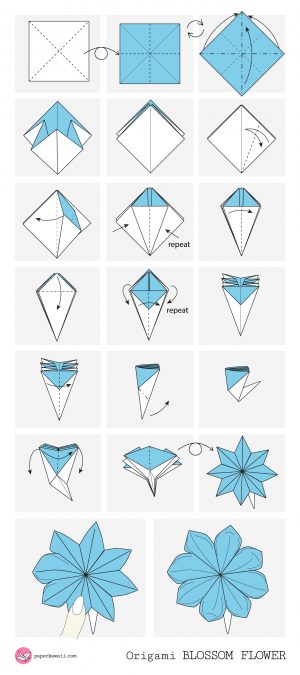 Origami Instructions Easy Easy Origami Instructions And Diagrams Psychologyarticles