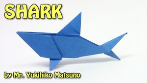 Origami Instructions Easy Origami Shark Folding Instructions With 20 Step Diagram Origami