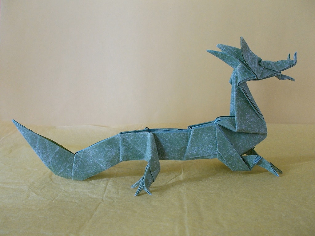 Origami Instructions For A Dragon Im Just Winging This Post Full Of Incredible Eastern Style Origami