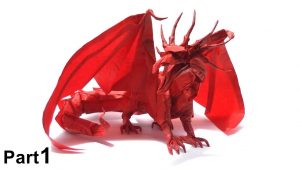 Origami Instructions For A Dragon Origami Ancient Dragon Tutorial Satoshi Kamiya Part 1 Alter Drache