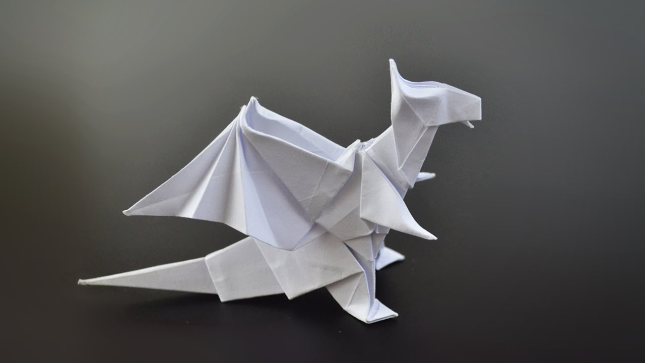 Origami Instructions For A Dragon Origami Dragon Jo Nakashima Instructions In English Br