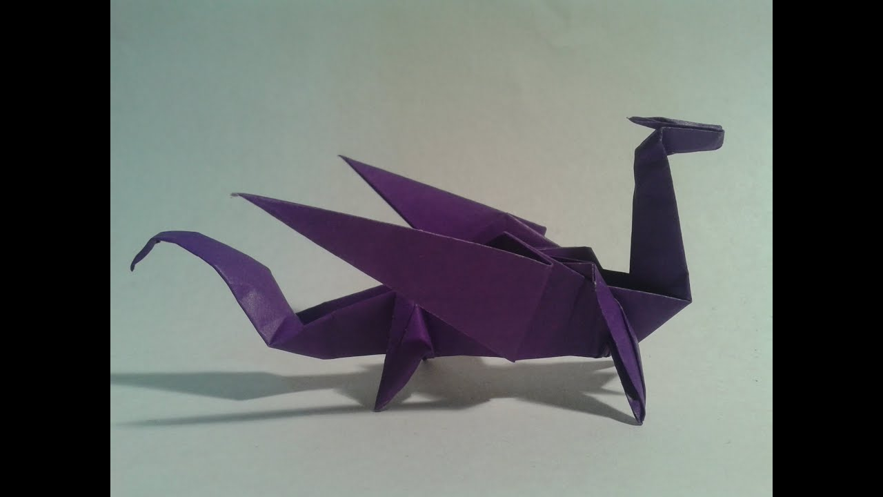 Origami Instructions For A Dragon Origami How To Make An Easy Origami Dragon