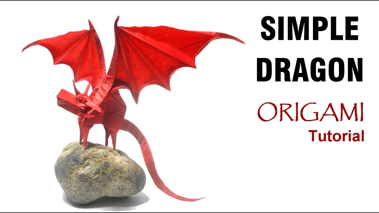 Origami Instructions For A Dragon Origami Simple Dragon Tutorial Shuki Kato Einfacher Drache