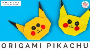 Origami Instructions For Kids Pokmon Origami Crafts How To Fold Origami Pikachu Pokmon Go Easy Origami Instructions For Kids
