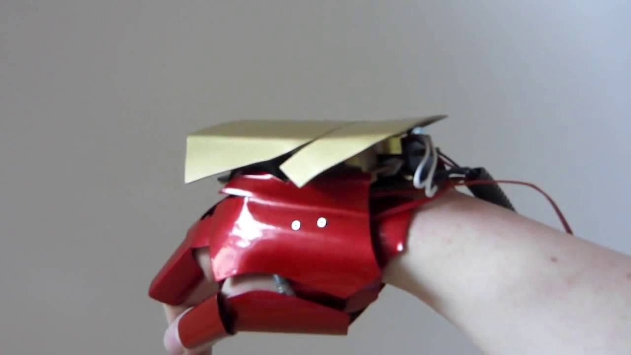 Origami Iron Man Glove Iron Man Glove