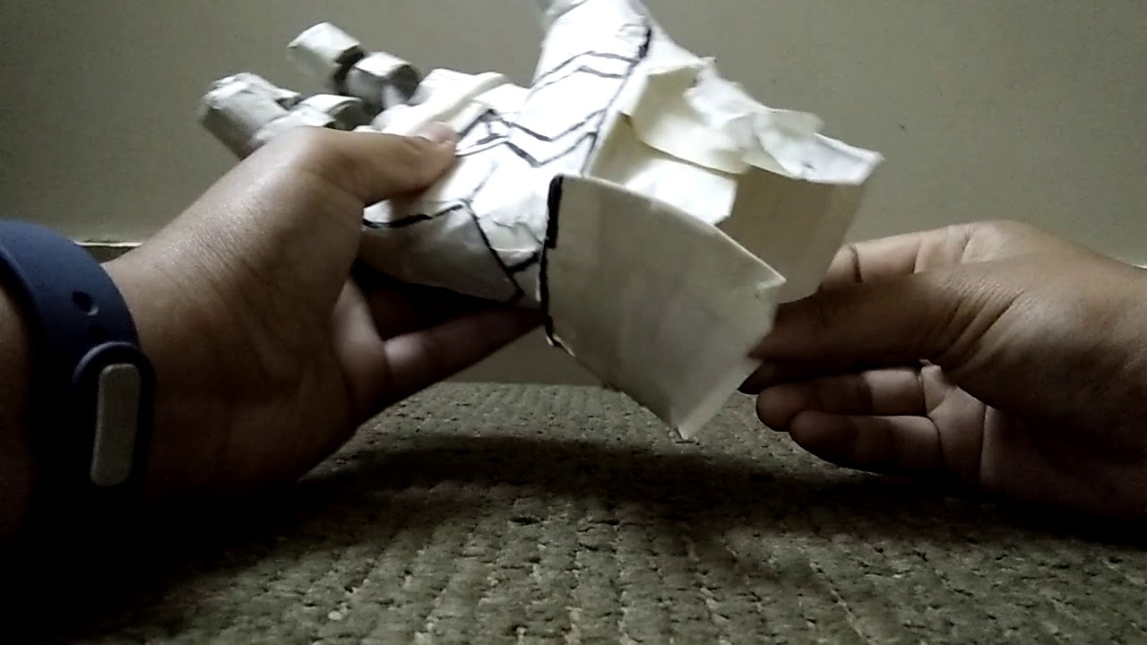 Origami Iron Man Glove Iron Man Hand From Paper