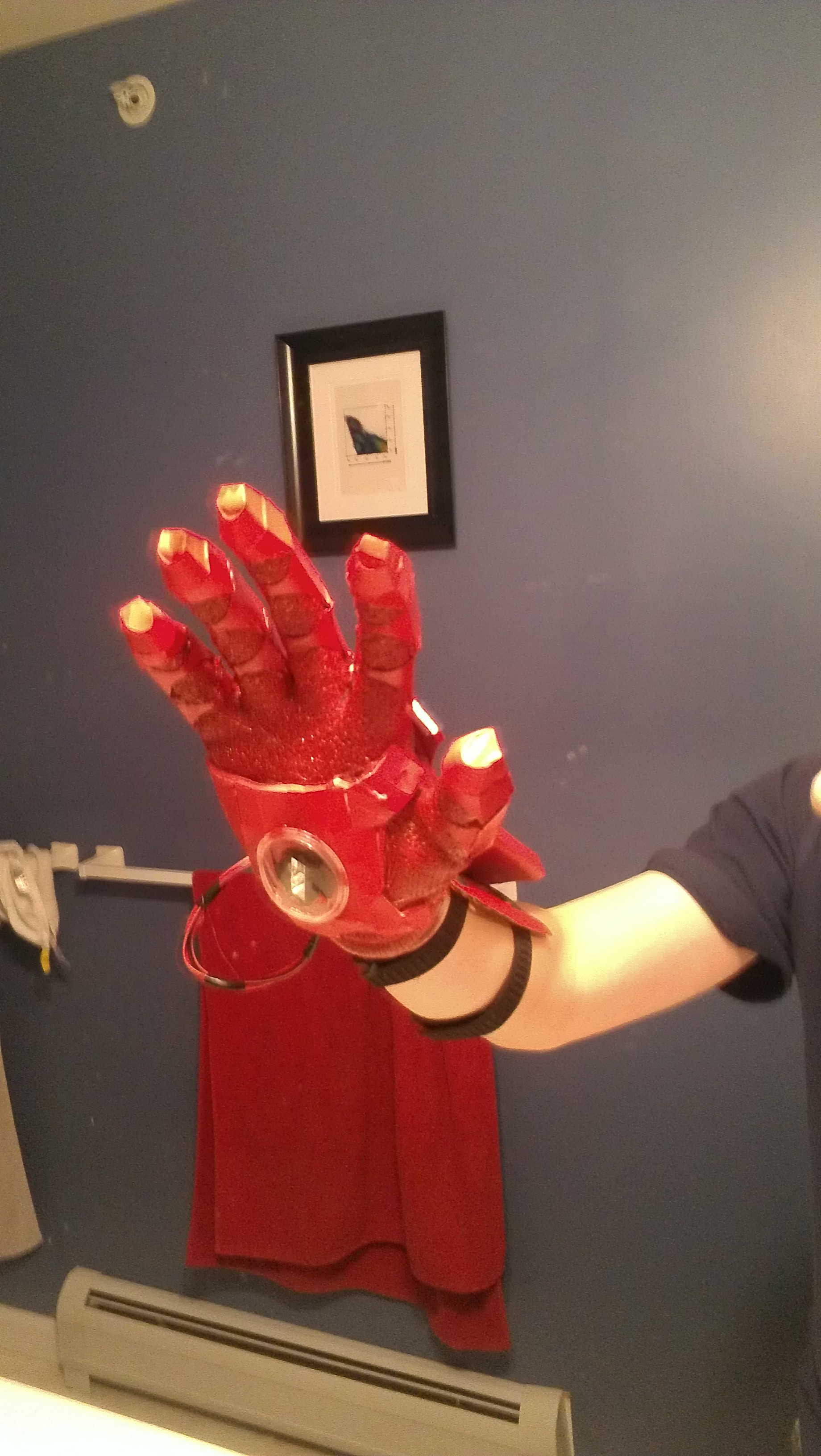 Origami Iron Man Glove Iron Man Mark 1 Repulsor Glove 5 Steps