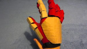 Origami Iron Man Glove Iron Man Repulsor Gauntlet Cardboard Project