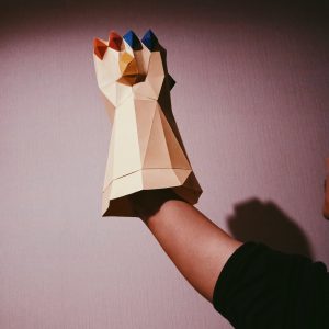 Origami Iron Man Glove Thanos Gauntlet Wearable Papercraft Diy Template