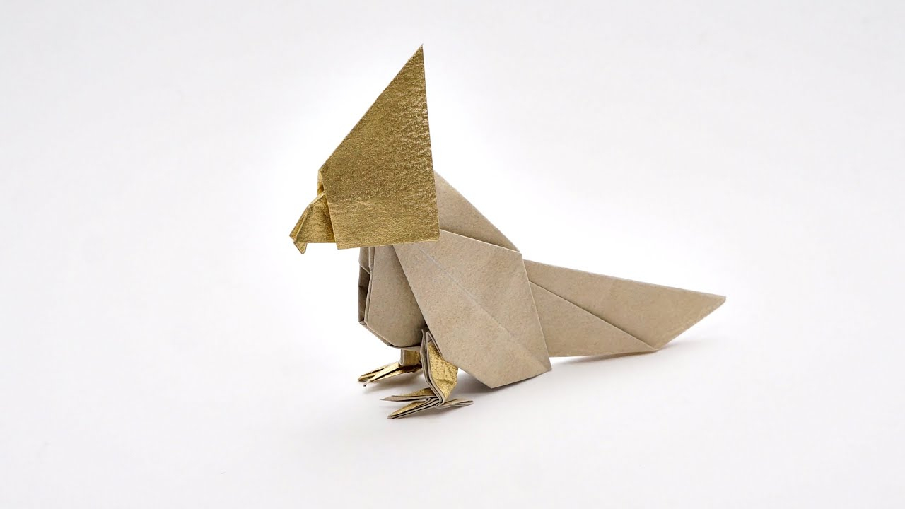 Origami Jo Nakashima Origami Cockatiel Jo Nakashima