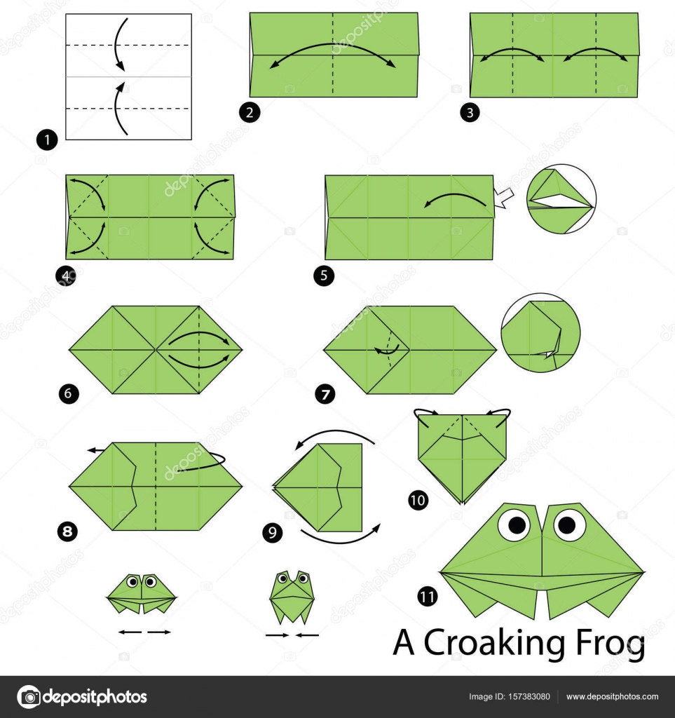 Origami Jumping Frog Easy Origami Jumping Frog Easy Video Psychologyarticles