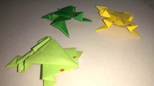 Origami Jumping Frog Easy Origami Jumping Frog How To Make A Paper Frog That Jumps High And