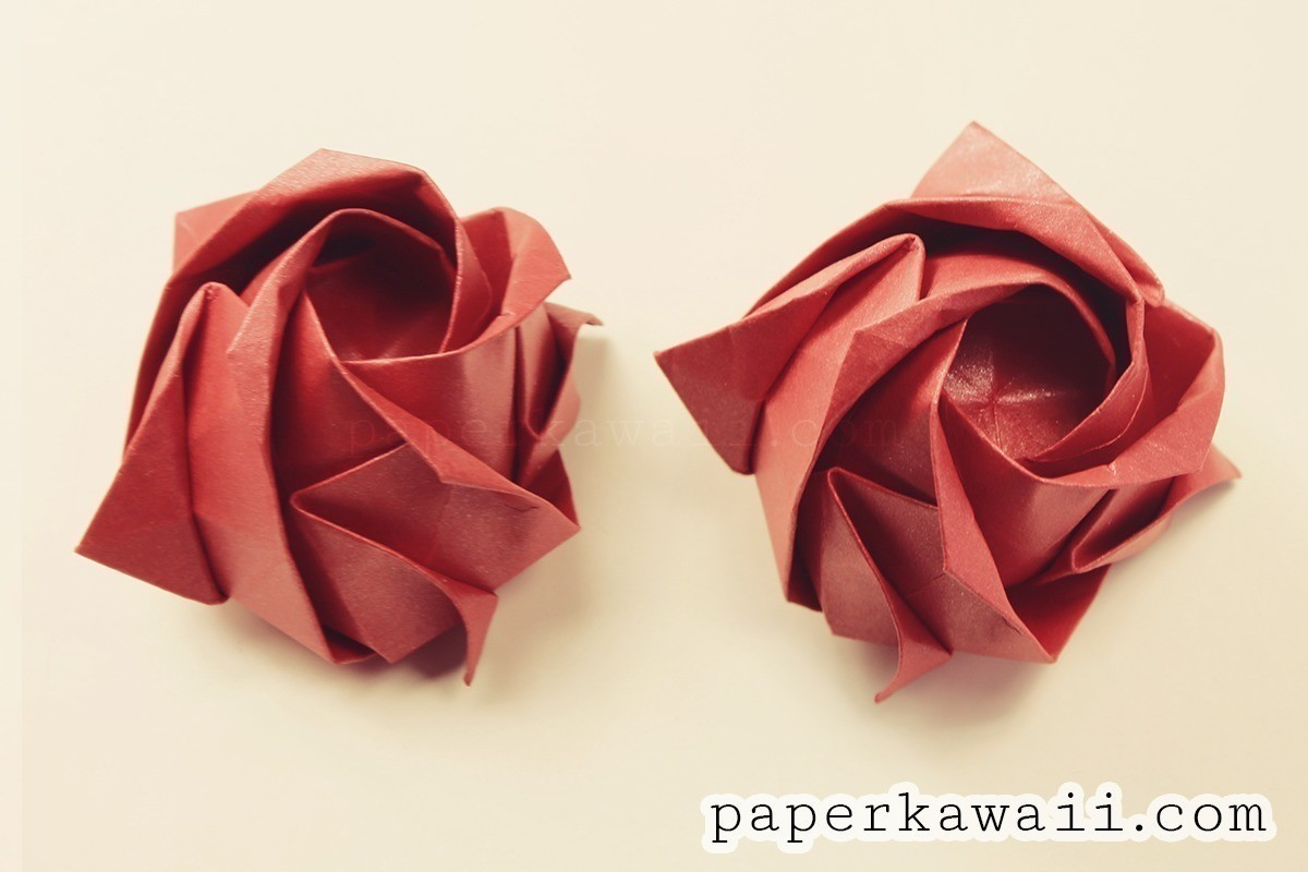 Origami Kawasaki Rose Origami Kawasaki Rose How To Make An Origami Flower Papercraft