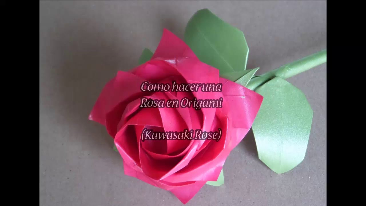 Origami Kawasaki Rose Origami Kawasaki Rose Papercraftsquare