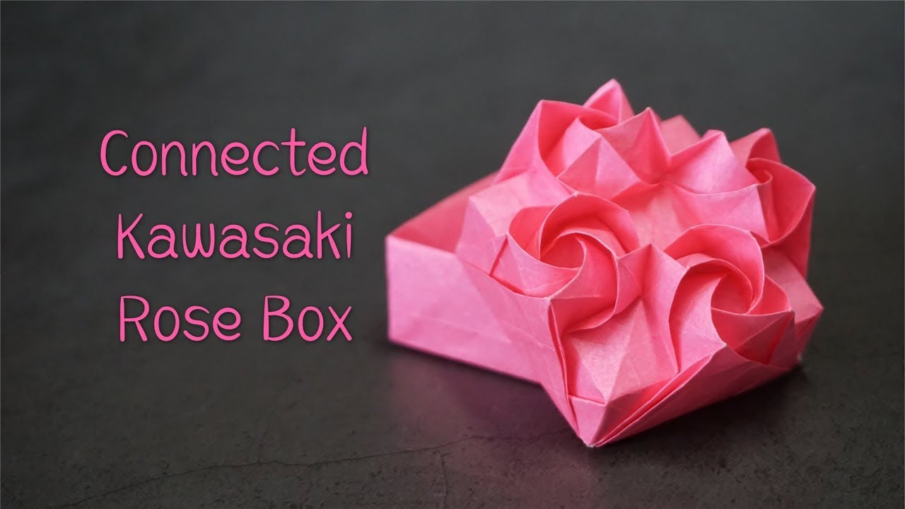 Origami Kawasaki Rose Origami Tutorial Connected Kawasaki Rose Du Xiaokang