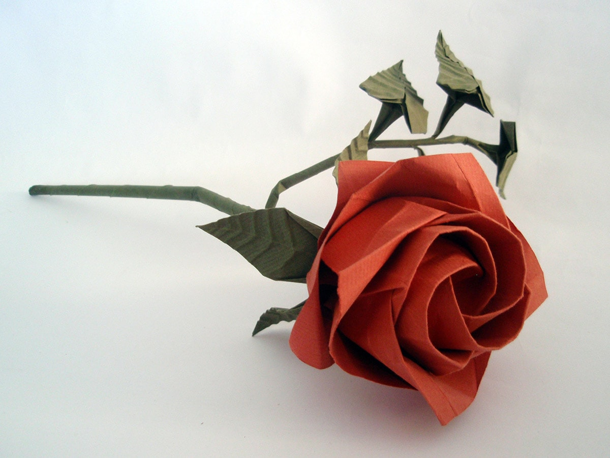Origami Kawasaki Rose Show Your Love Of Paper Folding With Some Beautiful Valentines Day