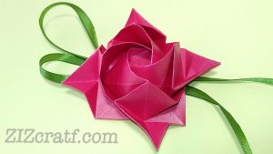 Origami Kawasaki Rose Ziz Craft