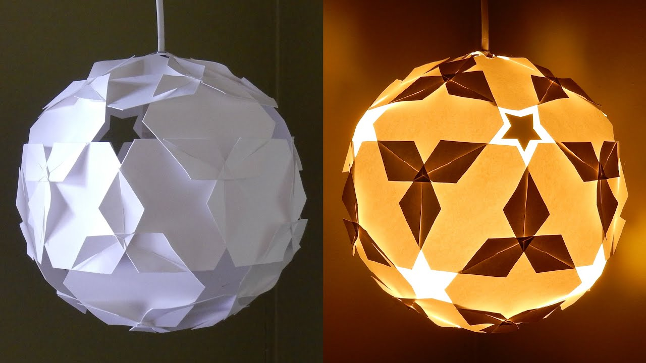 Origami Lantern Ball Instructions Diy Paper Lantern Star Ball Learn How To Make A Puzzle Iq Light Ezycraft