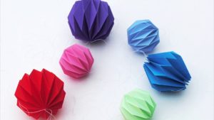 Origami Lantern Ball Instructions Origami Lantern Garland