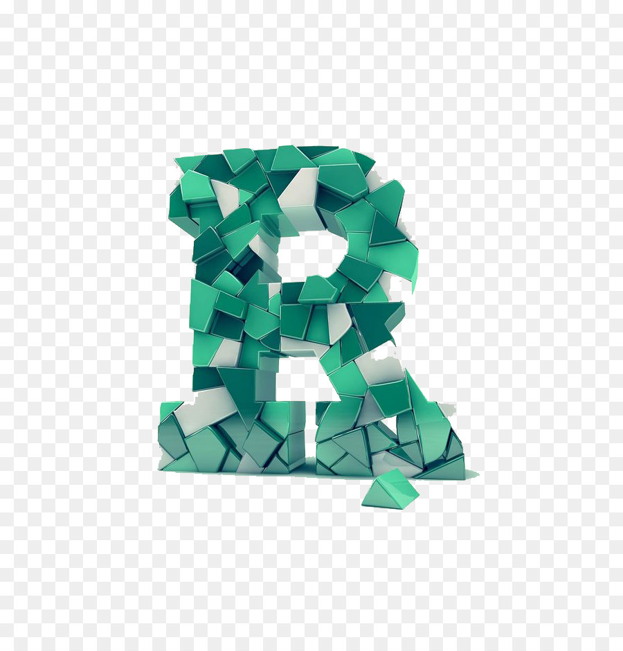 Origami Letter R Green Background Png Download 658931 Free Transparent Alphabet