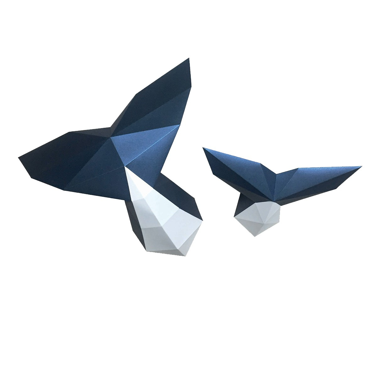 Origami Letter R Origami Whale Tail Trophy Assembli
