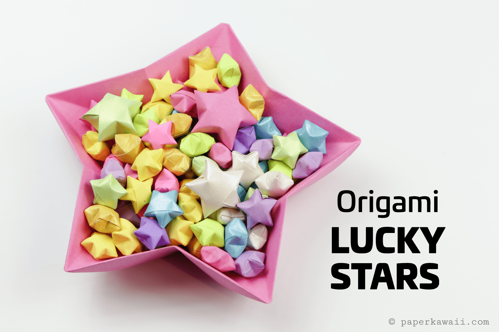 Origami Lucky Star How To Make Origami Lucky Stars