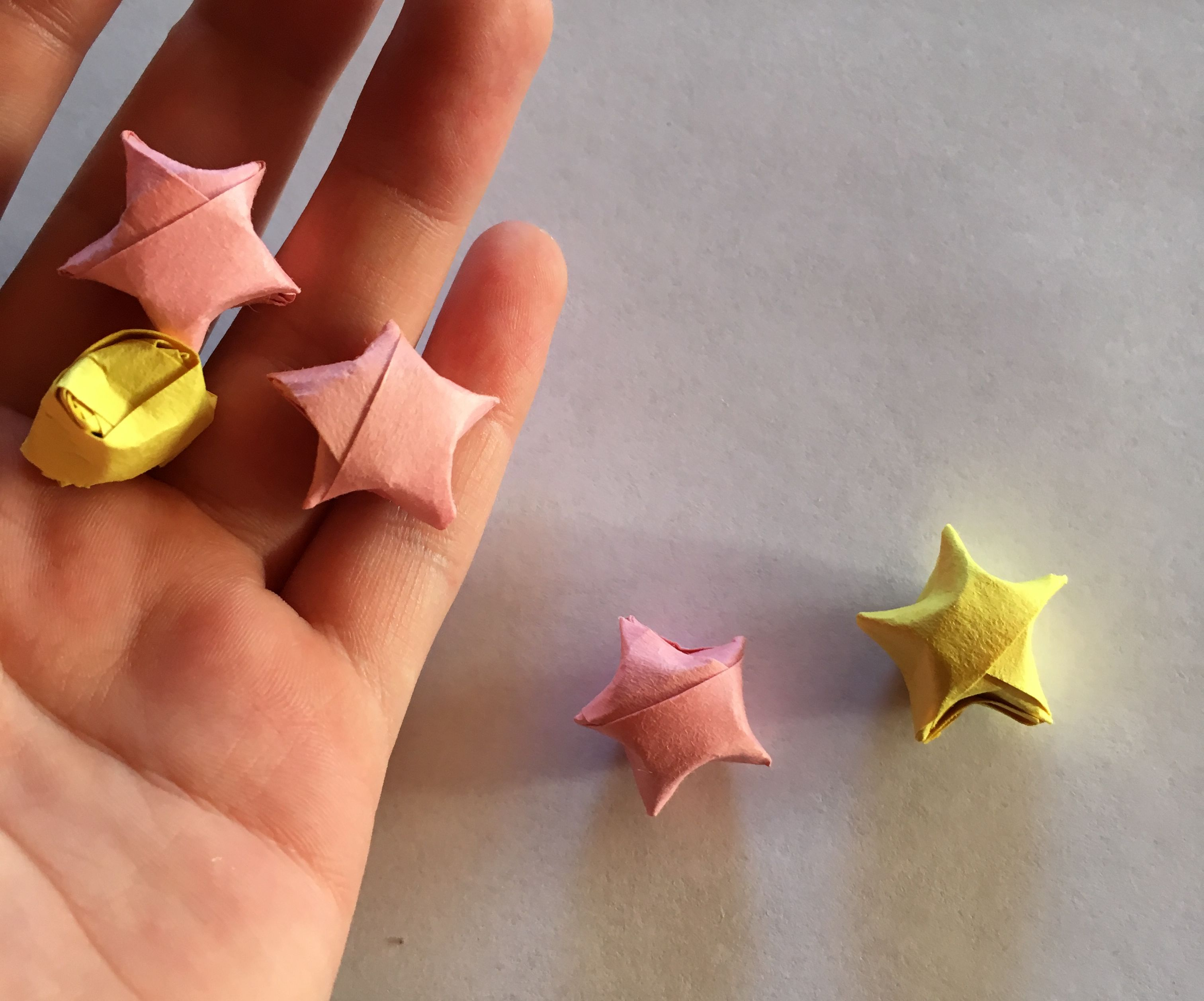 Origami Lucky Star Origami Lucky Star Puffy Star 3 Steps With Pictures