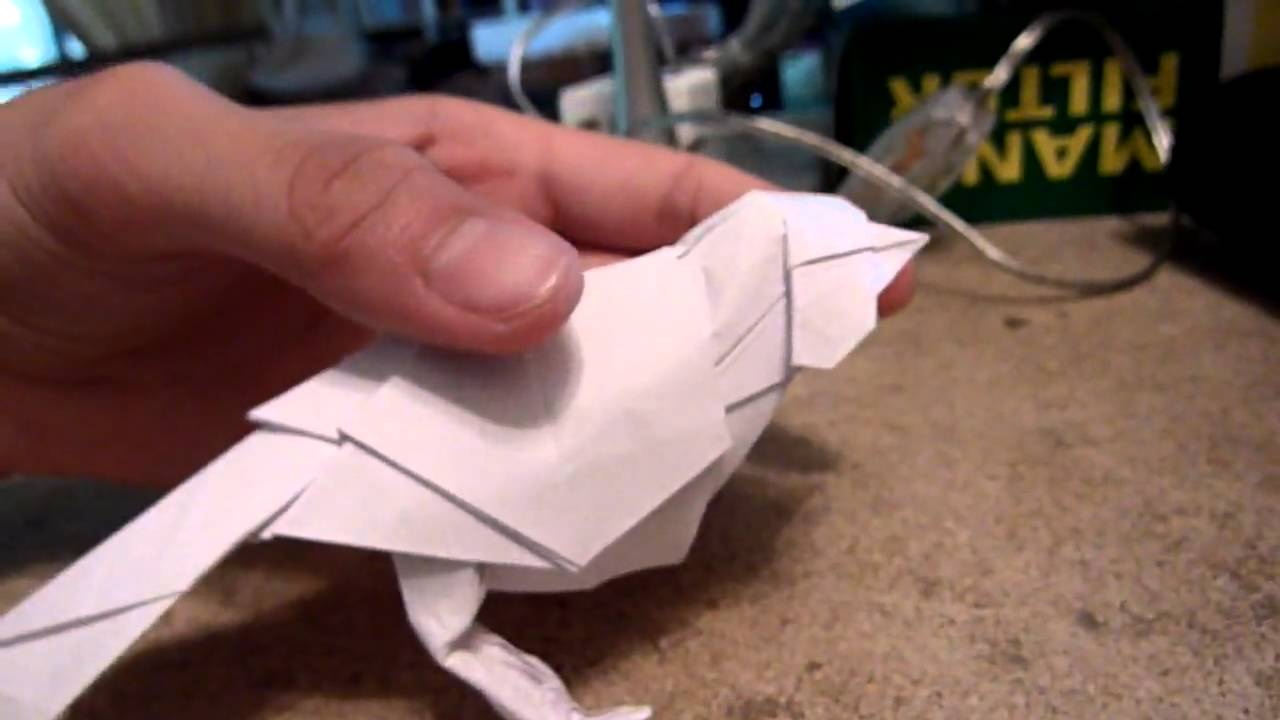 Origami Maple Seed Origami Songbird 1 Robert J Lang Avchd Lite Printer Paper