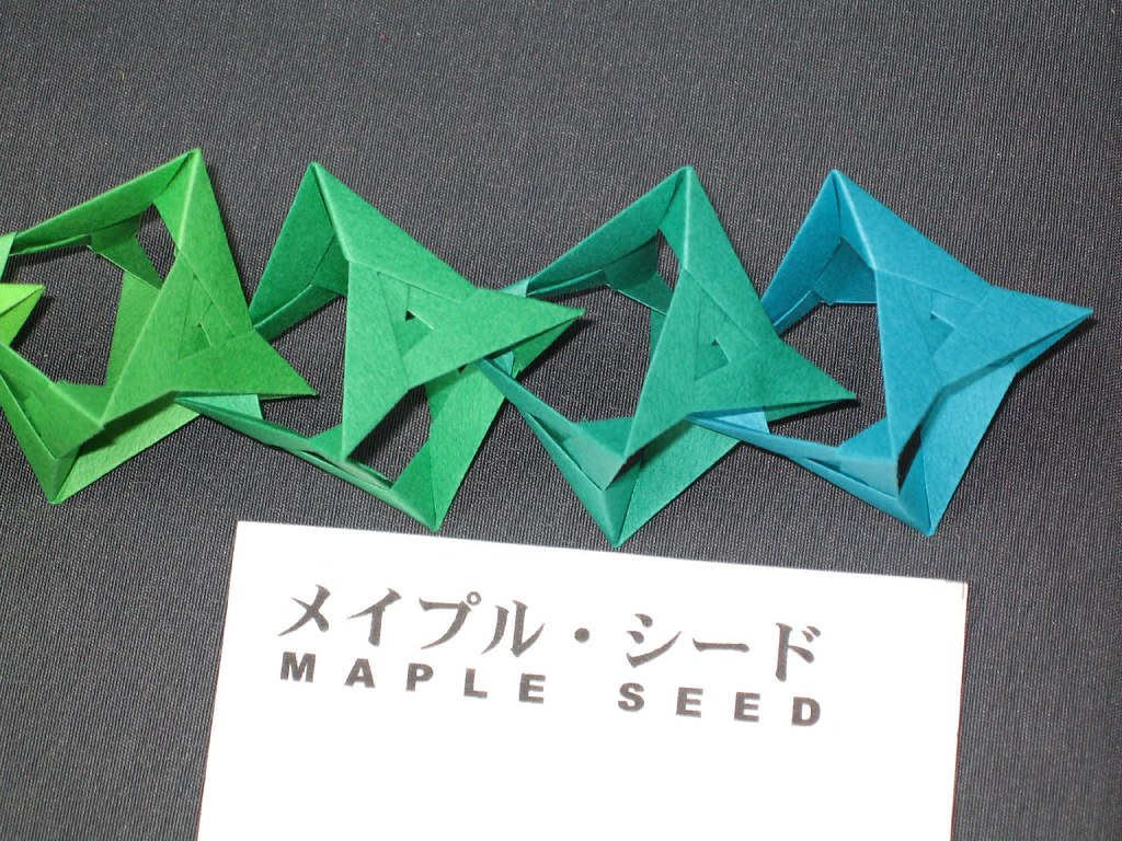 Origami Maple Seed The Worlds Most Recently Posted Photos Of Miyukikawamura And