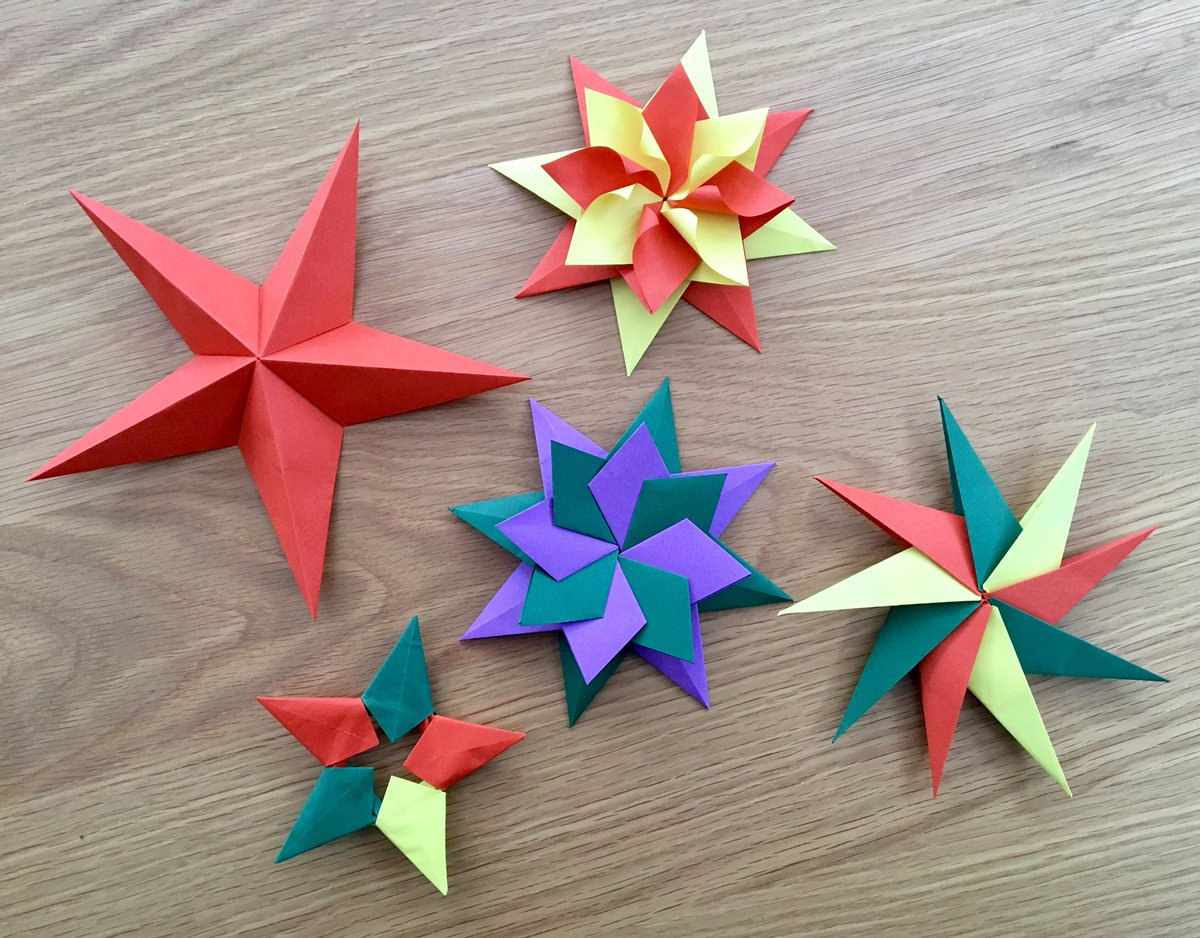 Origami Modular Star Clarissa Grandi On Twitter Origami Modular Star Models Folded For