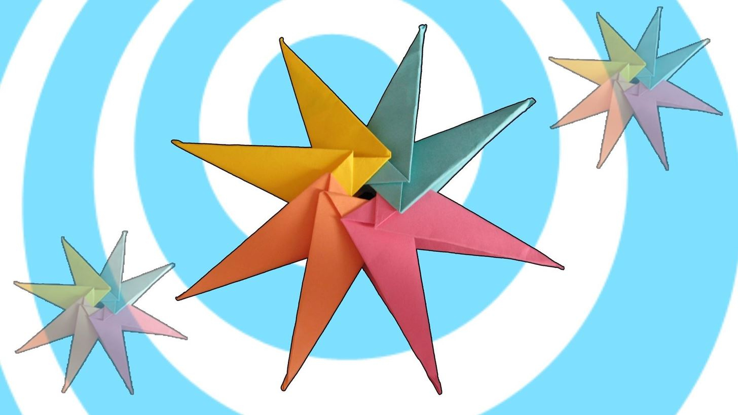 Origami Modular Star How To Make A Modular Origami Star 8 Points Origami Wonderhowto