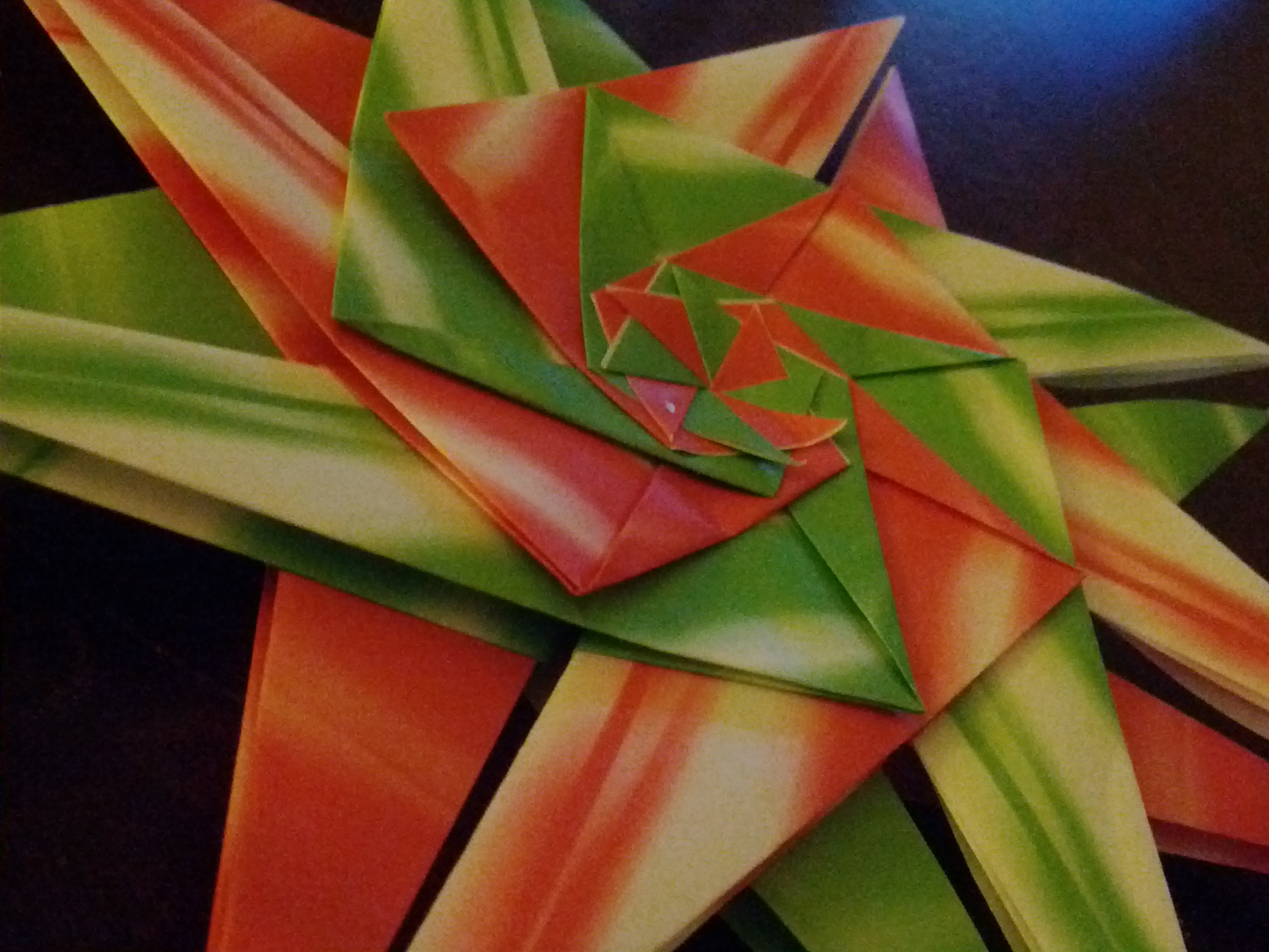Origami Modular Star Modular 8 Pointed Star Design Melisande