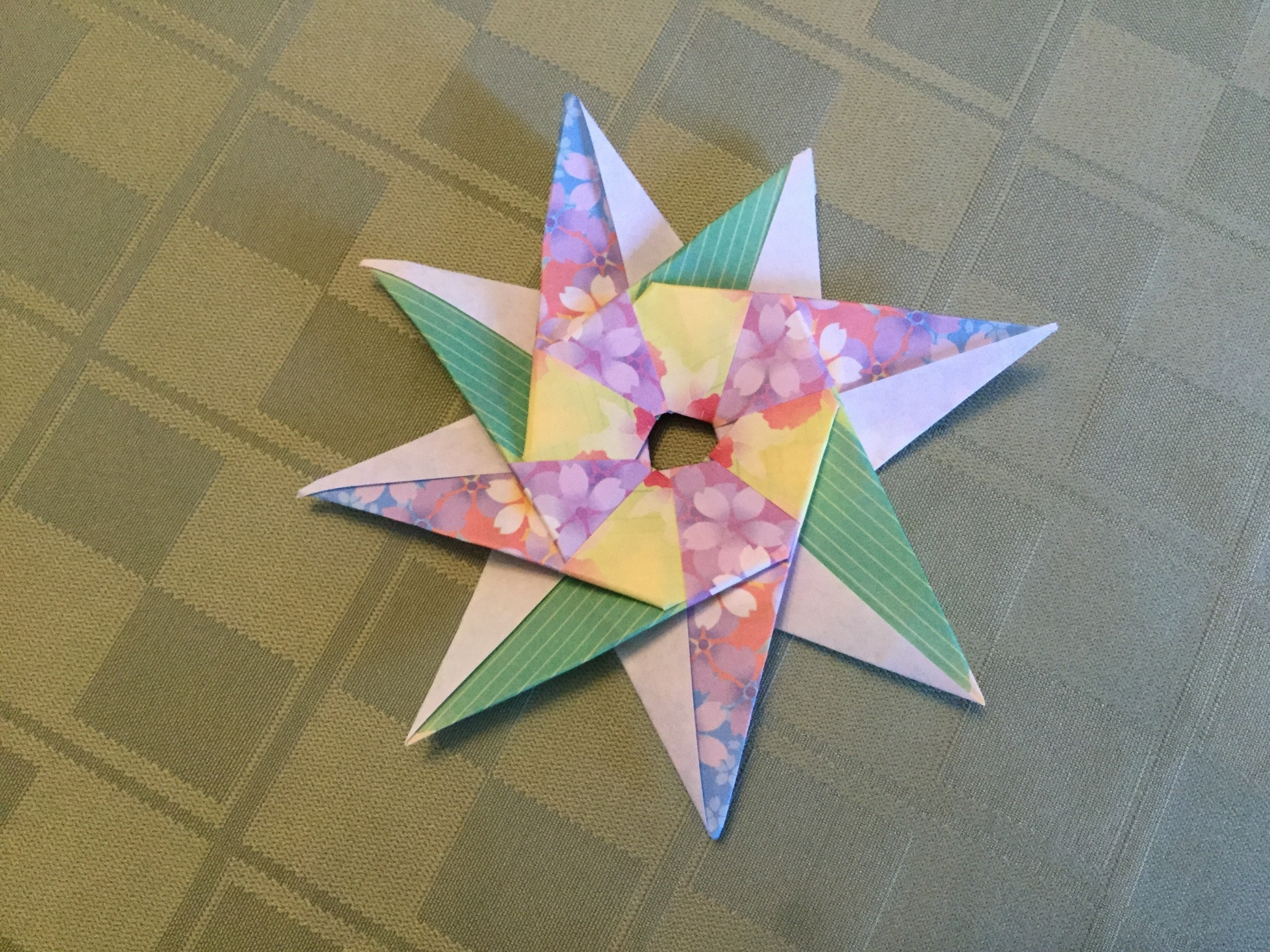 Origami Modular Star Origami Compass Star How To Fold An Origami Shape Papercraft On