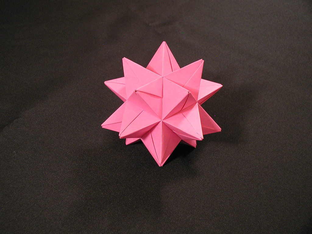 Origami Modular Star Origami Modular Star Title Modular Star Creator Tomoko F Flickr