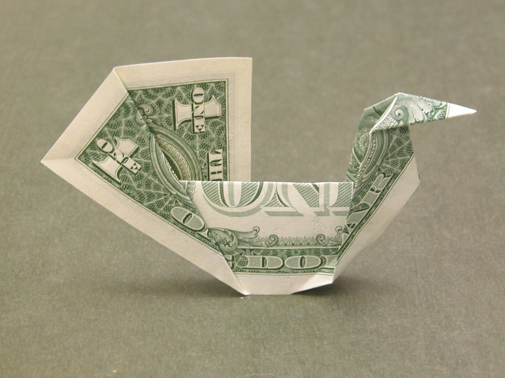 Origami Money Bird Dollar Bill Bird Design Annelore Jekel Book Making Even Flickr