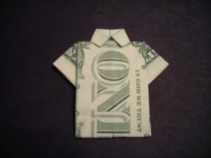 Origami Money Car How To Fold A Dollar Bill Shirt 6 Steps