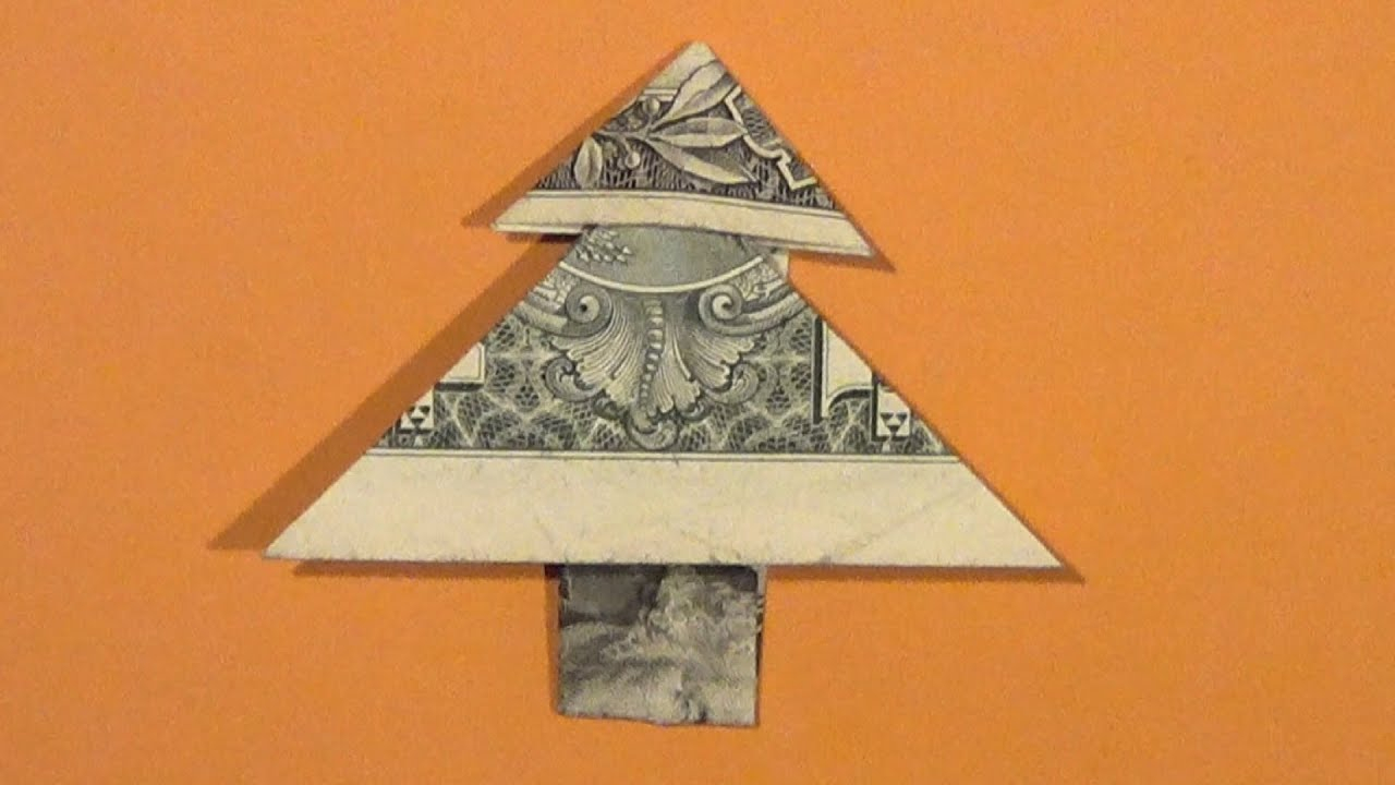 Origami Money Christmas Tree Dollar Money Tree Tutorial How To Make An Origami Dollar Tree