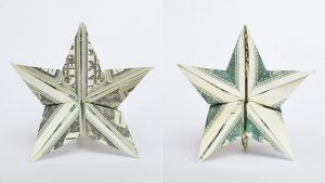 Origami Money Christmas Tree Money Star Origami Dollar Tutorial Diy Christmas Decoration Idea
