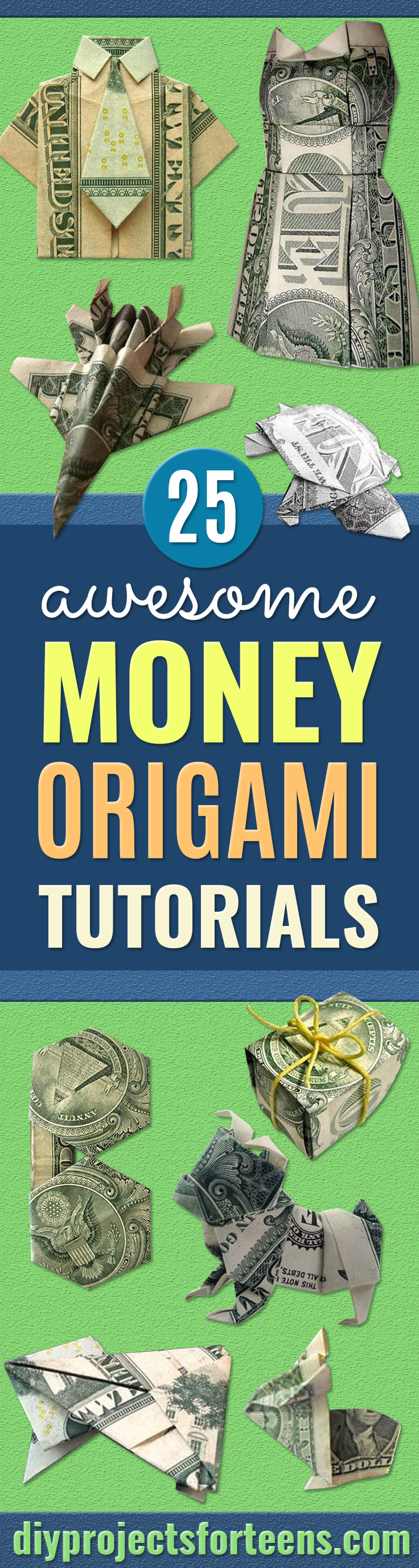 Origami Money Ideas 25 Awesome Money Origami Tutorials